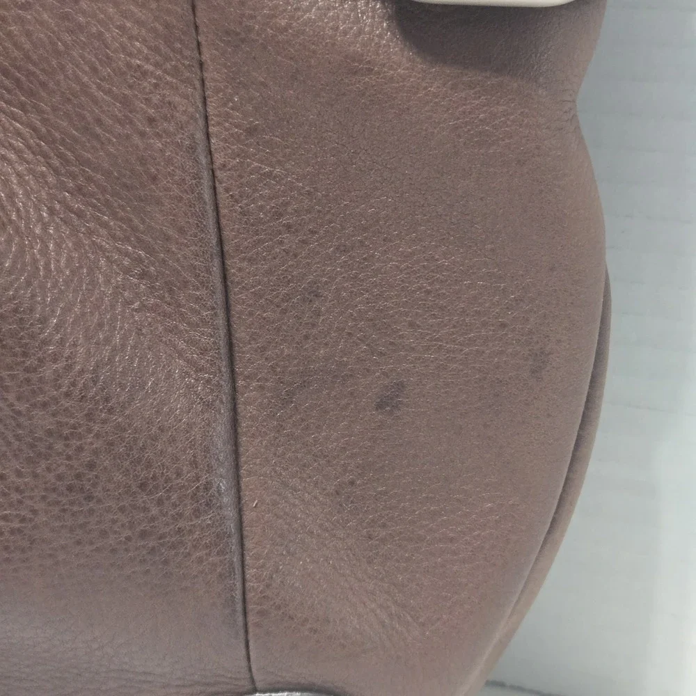 Fossil Brown‎ Pebbled Leather Hobo Crossbody Bag Adjustable Strap Purse